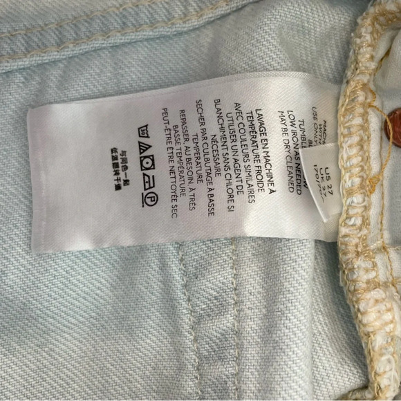 Free People Maggie Straight Jean in Paradise Blue NWT 27 - Picture 14 of 15